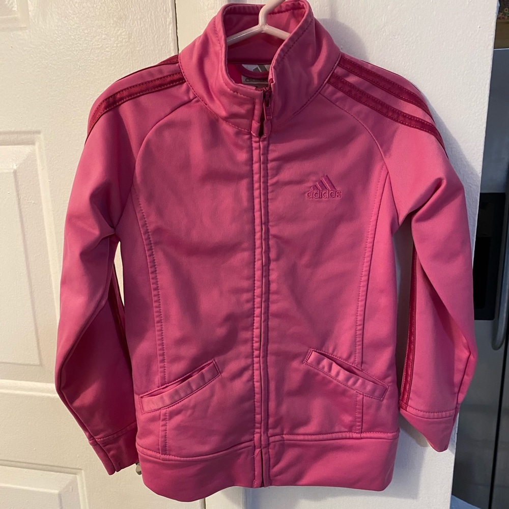 Adidas Pink 2-piece Track set Sz 4